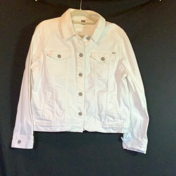 EDDIE BAUER: White jean jacket - Picture 2 of 6